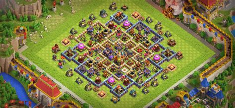 TH16 Base Layout Designing for Clash of Clans New Updates - Base of Clans