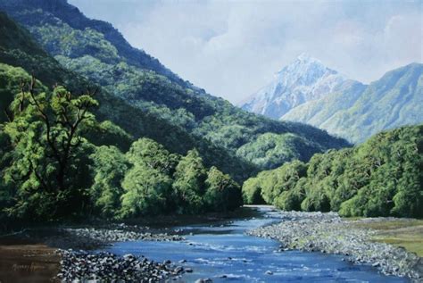 Image result for new zealand landscape paintings | New zealand ...