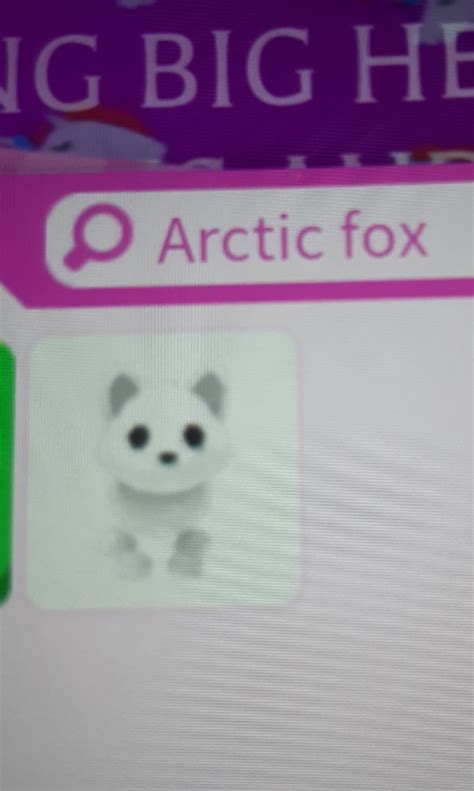 Roblox Adopt Me Neon Arctic Fox