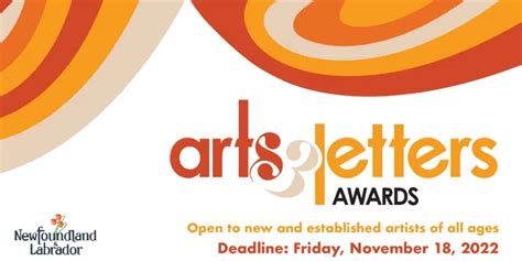 Applications for Arts and Letters Awards Now Open | VOCM