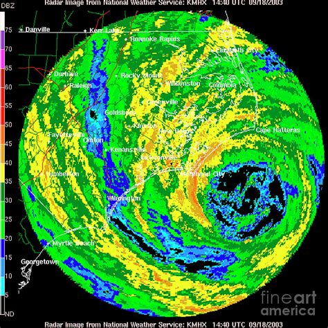 Hurricane Isabel Photograph by Noaa/science Photo Library | Fine Art America