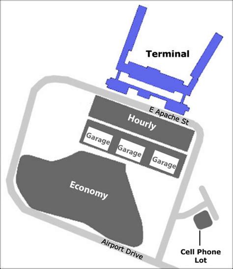 Airport Parking Map - tulsa-airport-parking-map.jpg