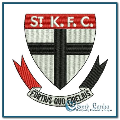 St Kilda Football Club Logo Embroidery Design | Emblanka.com