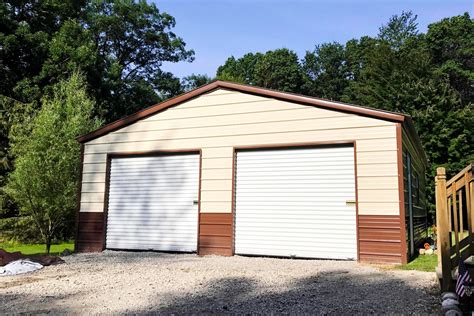 Washington Steel Garage 24x20 - Big Buildings Direct