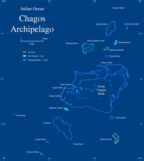 Chagos Islands Map - Brilliant Maps