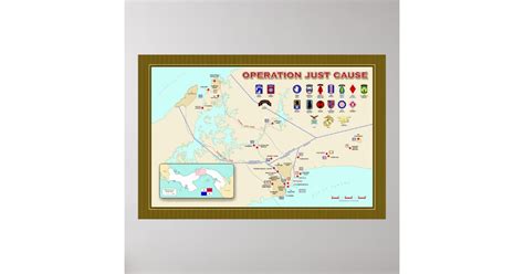 Operation Just Cause Map Poster | Zazzle