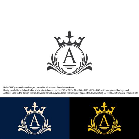 Elegant, Traditional, Clothing Logo Design for The Letter 'A' in ornate ...