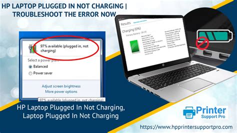 HP Laptop Plugged In Not Charging | Troubleshoot The Error Now