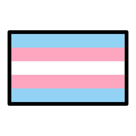 Transgender flag emoji clipart. Free download transparent .PNG | Creazilla