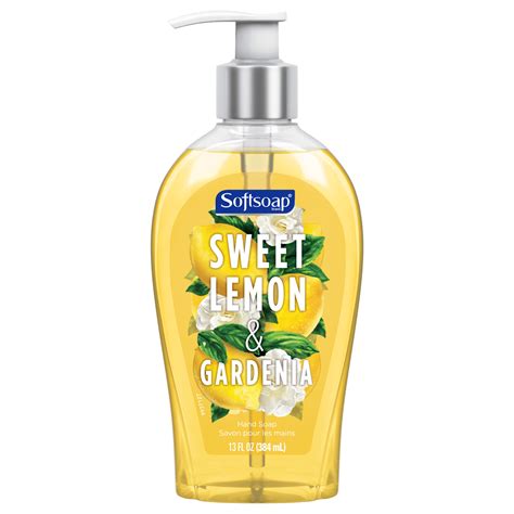 Softsoap Liquid Hand Soap, Sweet Lemon and Gardenia - 13 fl oz - Walmart.com - Walmart.com