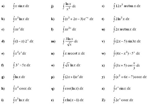 Math Exercises & Math Problems: Indefinite Integral of a Function