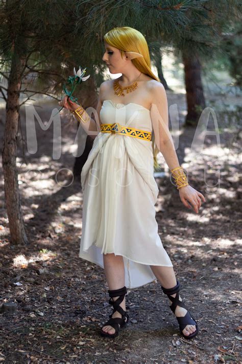 Zelda BOTW Cosplay White Dress Polska | ubicaciondepersonas.cdmx.gob.mx