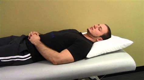 Supine Cervical Rotation Strengthening - YouTube