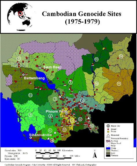 Provincial Killing Fields Maps: Genocide Sites | Genocide Studies Program