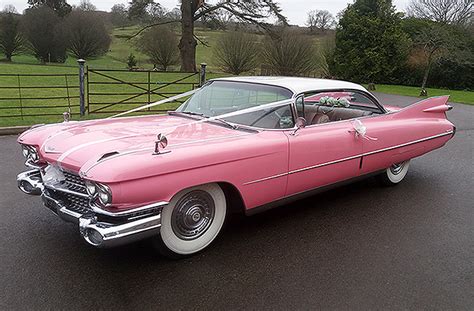 1959 Pink Cadillac Coupe De Ville - American Wedding Cars