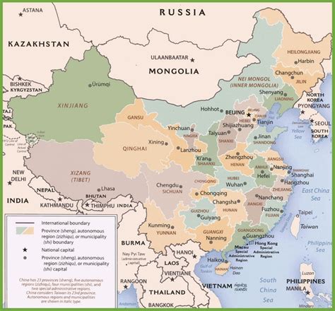 China political map