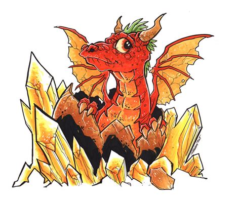 Baby Fire Dragon by travisJhanson on DeviantArt