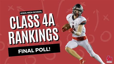 Final Regular Season Poll! - Class 4A Iowa High School Football Rankings - Win Big Sports