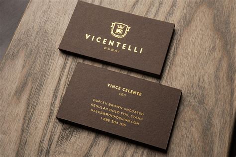 Order from the best business card templates at RockDesign – Vicentelli