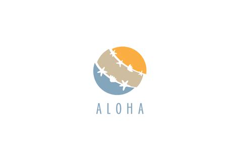 Aloha Globe Logo Design – Logo Cowboy