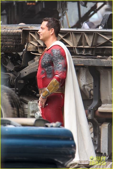 Zachary Levi behind the scenes of Shazam! Fury of the Gods - Shazam! (2019) Photo (44031073 ...