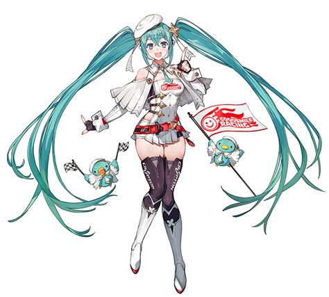 Racing Miku 2023 Unshade je + Shaded Ver Minecraft Skin