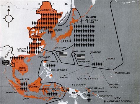 1944 Pacific War map – Never Was