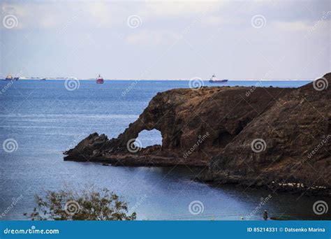 The Famous Beach Elephant in Aden, Yemen Stock Image - Image of scenery ...