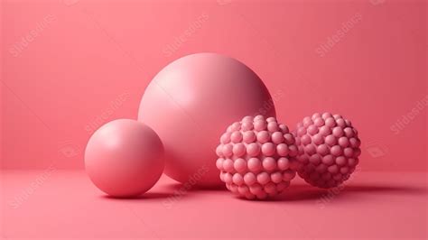 Pink Displaying 3d Soft Pastel Gradient Spheres Powerpoint Background For Free Download - Slidesdocs