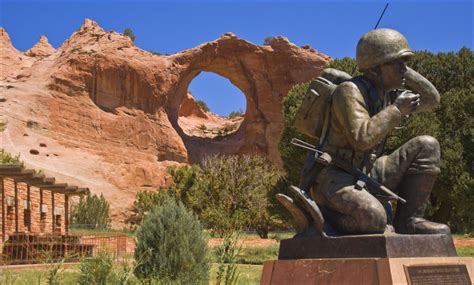 Window Rock Monument & Veterans Memorial Park in Window Rock, Arizona ...