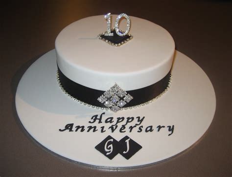 10th Anniversary Cake Ideas