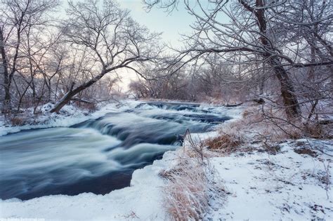 Beautiful winter landscapes – the Krynka River · Ukraine travel blog