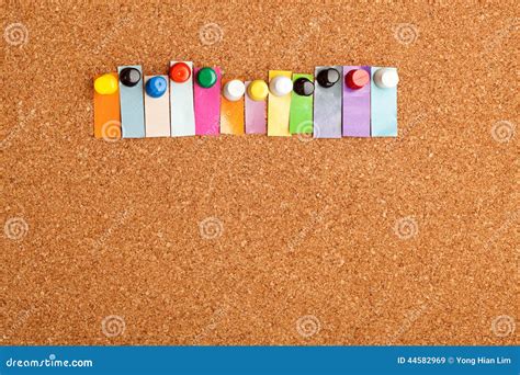 Cork Board And Colorful Heading For Twelve Letter Word Stock Image - Image of pinboard, cork ...
