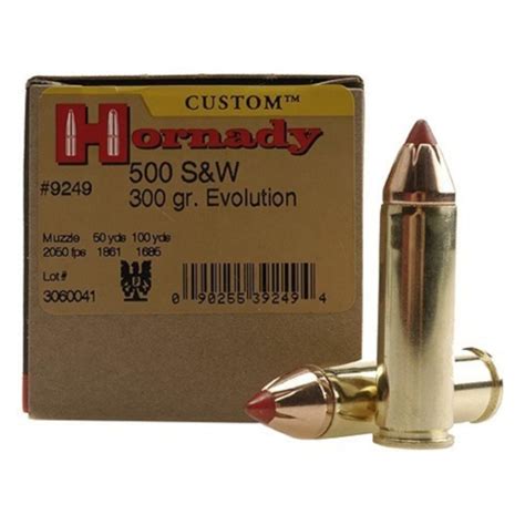 Bullseye North | Hornady Custom Ammo 500 S&W Magnum 300gr Flex Tip ...