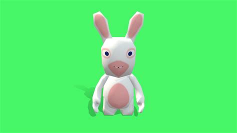 Raving Rabbids(瘋狂兔子) - 3D model by Shuanghua123 [1fbab4c] - Sketchfab