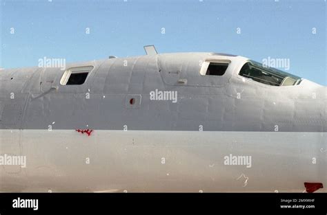 Farnborough 92 - Tupolev Tu-22M-3 (unmarked) (msn 12112347) Detail of forward fuselage / cockpit ...