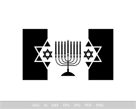 Hanukkah Svg, Holiday Svg Files for Cricut, Jewish Dxf Cut File, Hanuka ...