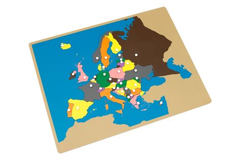 Mapa Europy Puzzle Montessori | Images and Photos finder