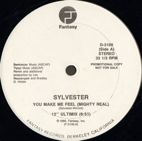 Sylvester - You Make Me Feel (Mighty Real) (1989, Vinyl) | Discogs