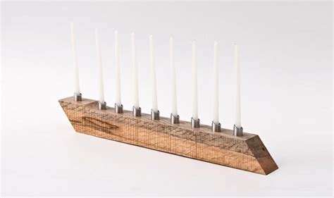 10 modern menorah designs for Hanukkah 2016 | 6sqft