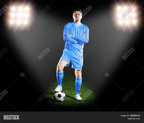 Football Player Blue Image & Photo (Free Trial) | Bigstock