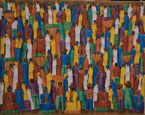 Haitian Folk Art Painting J. Pierre • Stokes Haitian Art