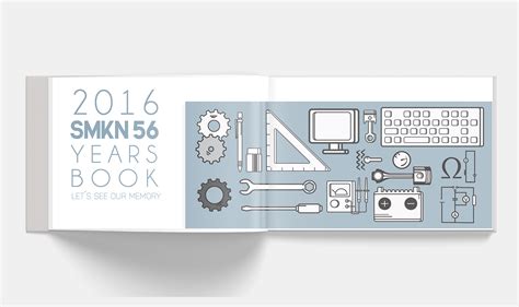 creative yearbook for 56 vocational high school on Behance