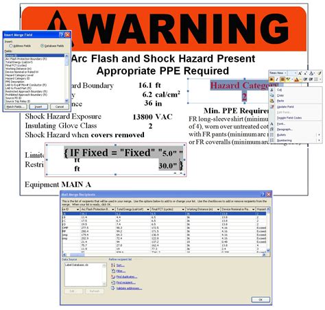 Arc Flash Labels | Arc Flash Safety Label |Arc Flash Hazard Label