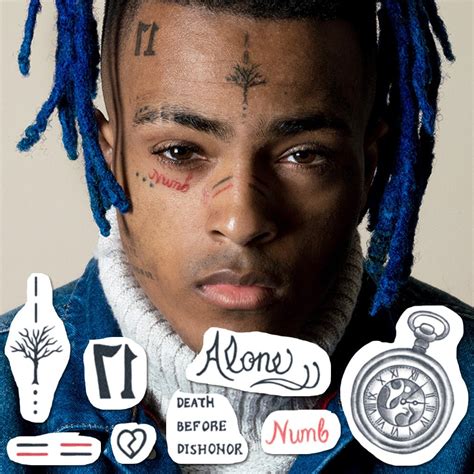 XXXTentacion Temporäre Tattoos Set / XXXTentacion Gesicht | Etsy