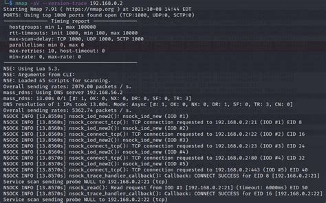 NMAP: Identify the version of a service » Simplificando Redes