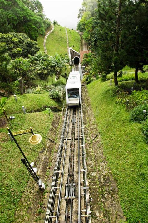 Penang Hill Train,Most Iconic Transport at Penang Hill, Malaysia Stock ...