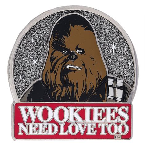 Your WDW Store - Disney Star Wars Pin - Wookiees Need Love Too - Chewbacca