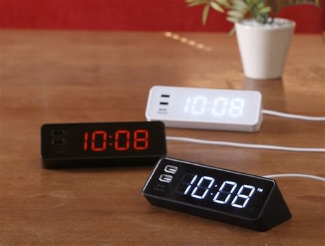 Bruno LED USB Alarm Clock | Japan Trend Shop