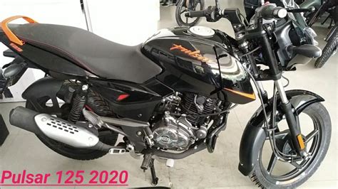 2020 Bajaj Pulsar 125 BS6 black colour review | Bajaj pulsar 125 bs6 Top speed review New Model ...